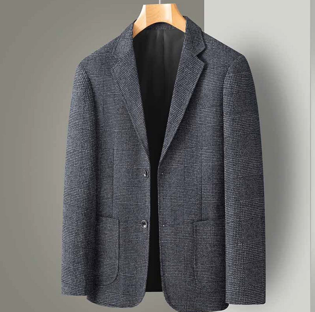 Ethan | Elegant Slim Fit Kavaj med Rutmönster 2