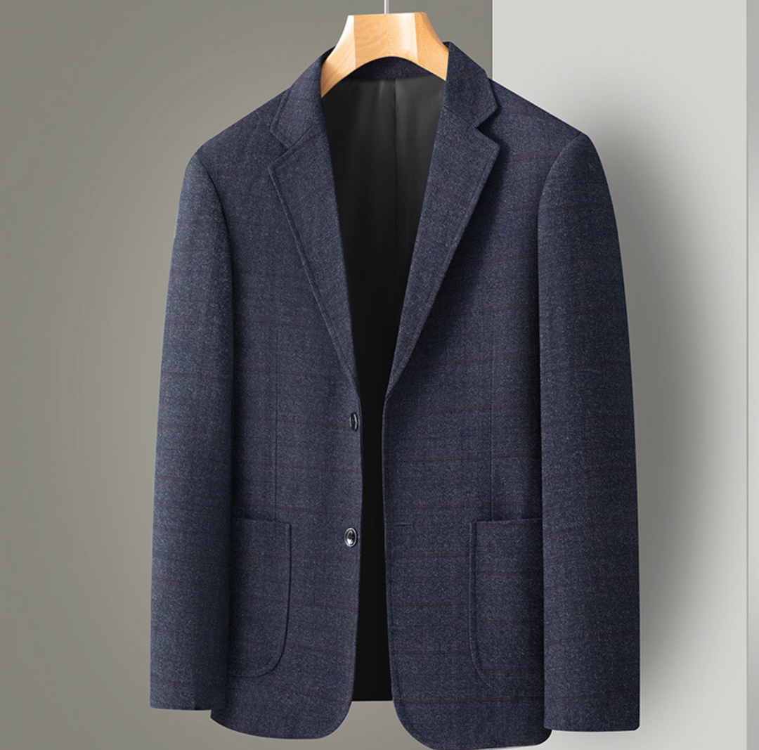 Ethan | Elegant Slim Fit Kavaj med Rutmönster 3