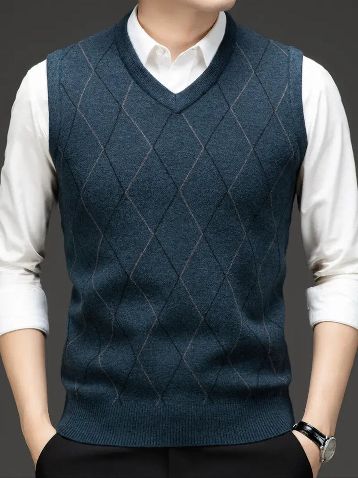 Ethan | Elegant Slim Fit Stickad Väst 1