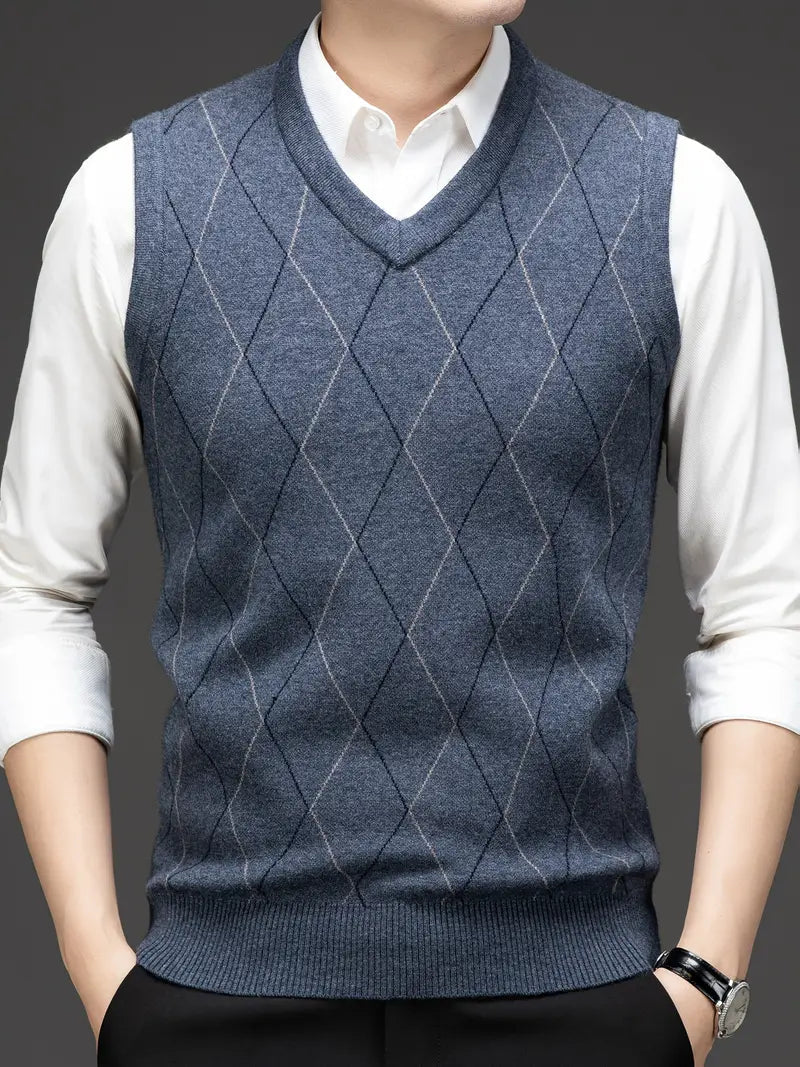 Ethan | Elegant Slim Fit Stickad Väst 2