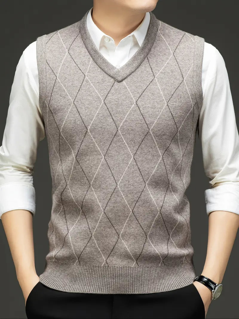 Ethan | Elegant Slim Fit Stickad Väst 3