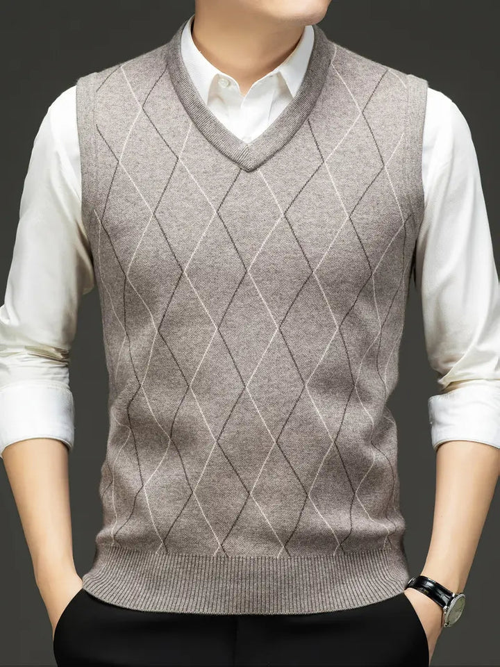 Ethan | Elegant Slim Fit Stickad Väst 3