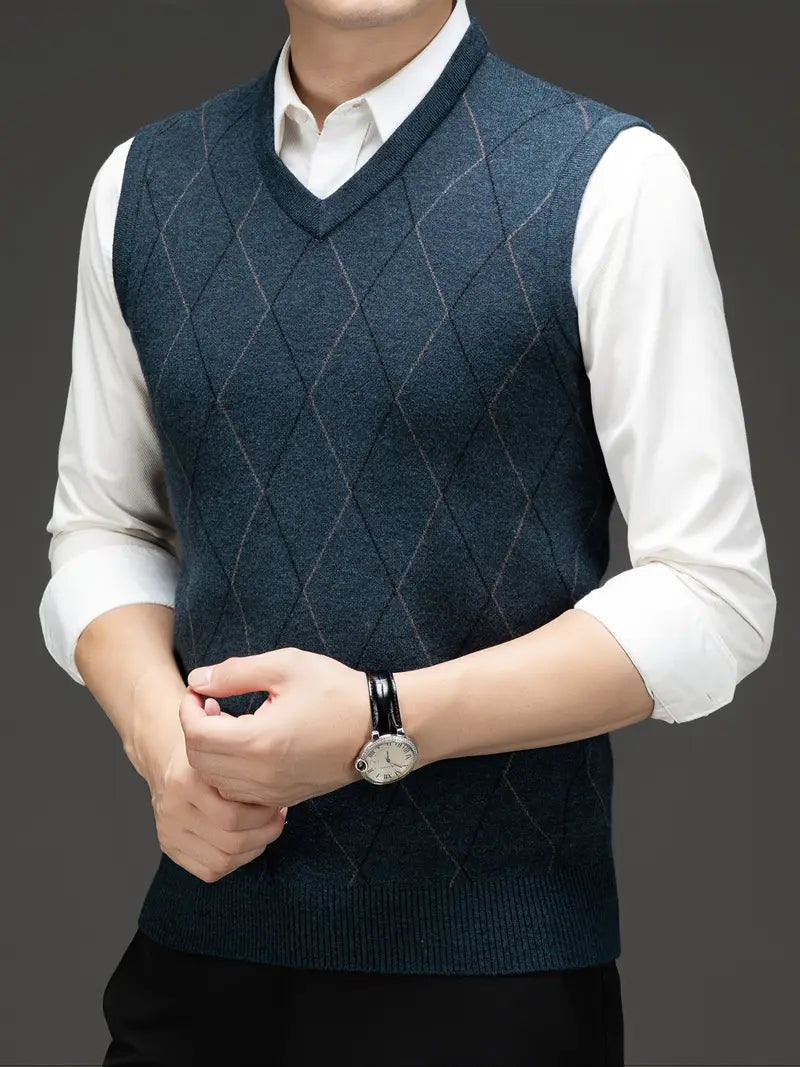 Ethan | Elegant Slim Fit Stickad Väst 4