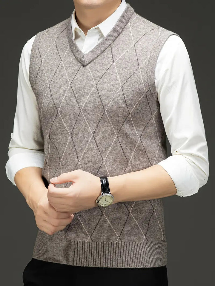 Ethan | Elegant Slim Fit Stickad Väst 6