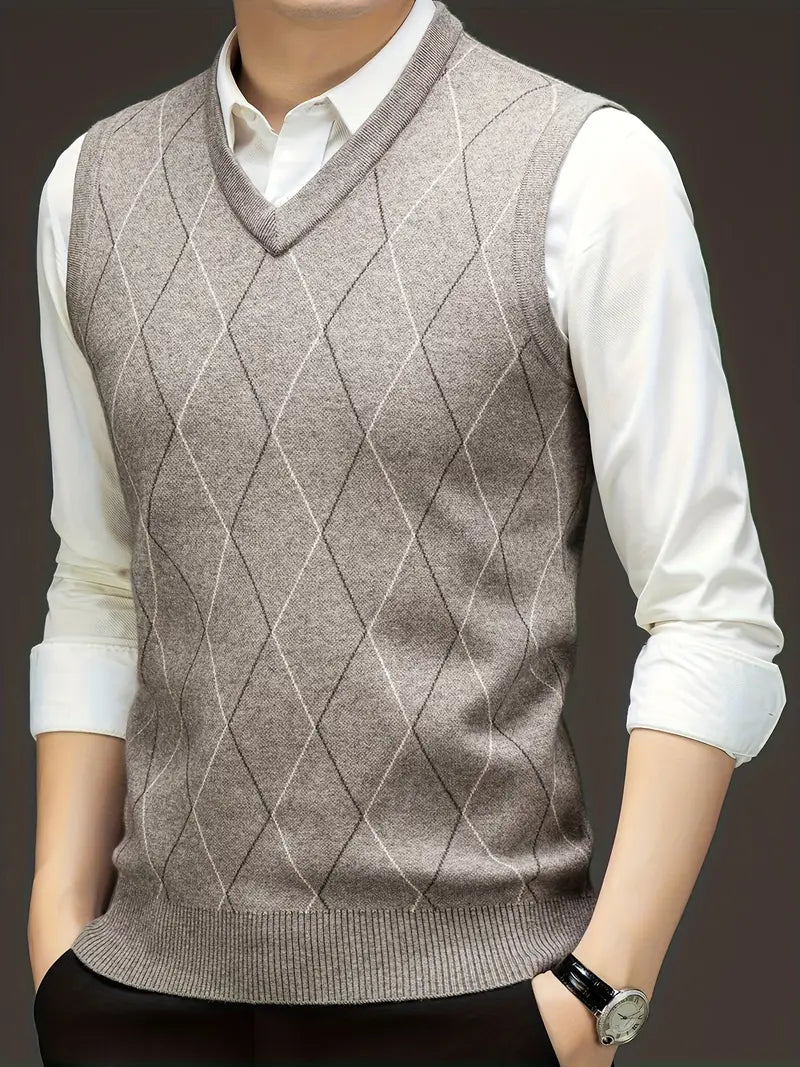 Ethan | Elegant Slim Fit Stickad Väst 8