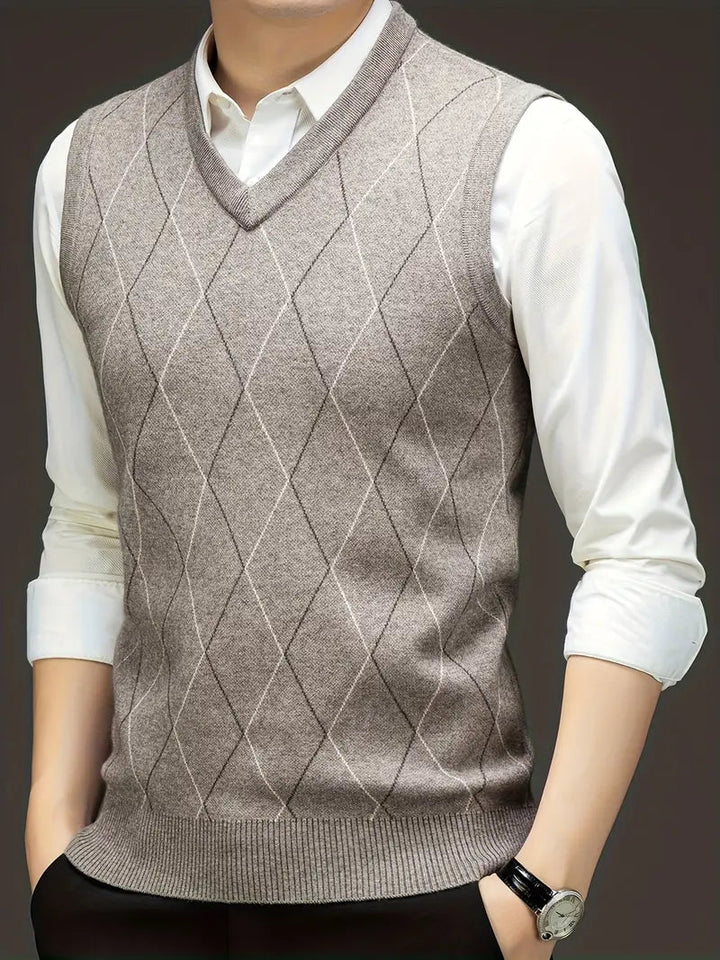 Ethan | Elegant Slim Fit Stickad Väst 8