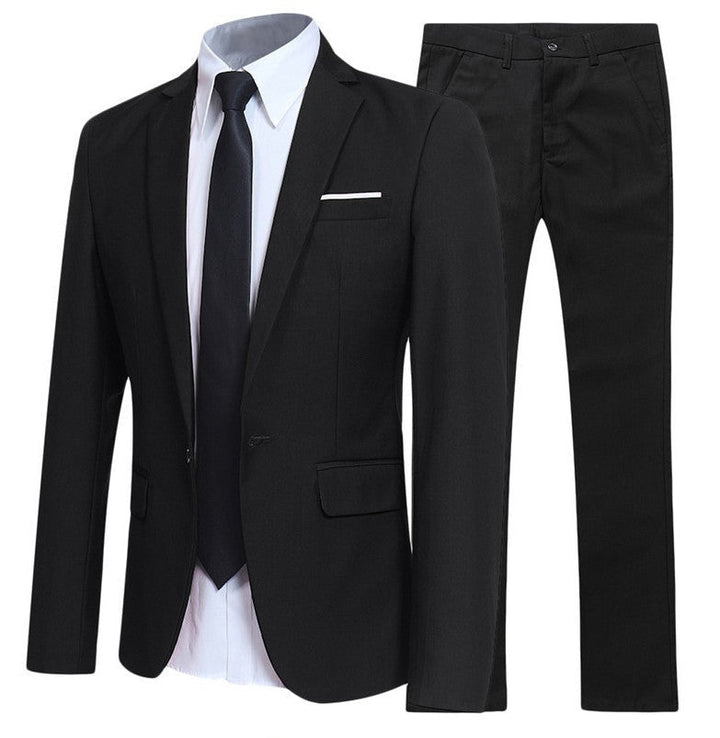 Ethan | Elegant Slim Fit Två Delars Herrkostym 0
