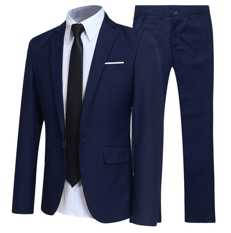 Ethan | Elegant Slim Fit Två Delars Herrkostym 1