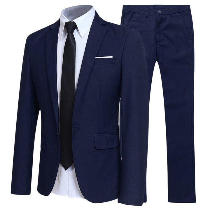Ethan | Elegant Slim Fit Två Delars Herrkostym 1