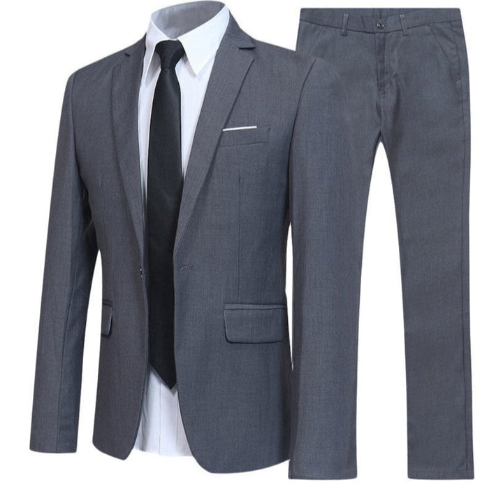 Ethan | Elegant Slim Fit Två Delars Herrkostym 4
