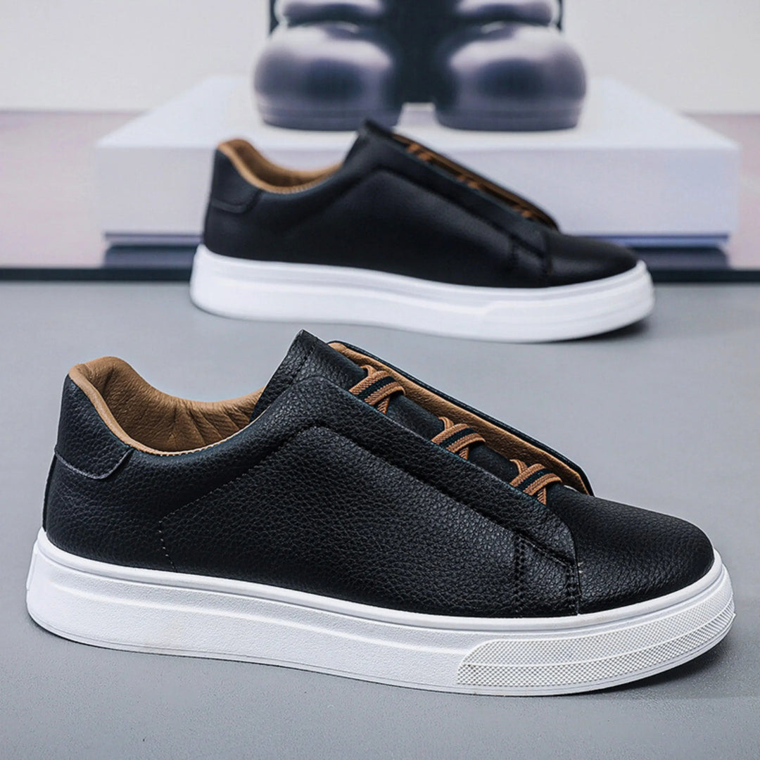 Ethan | Elegant Slip-On Sneakers Med Spetsdetalj För Stil Och Komfort 2
