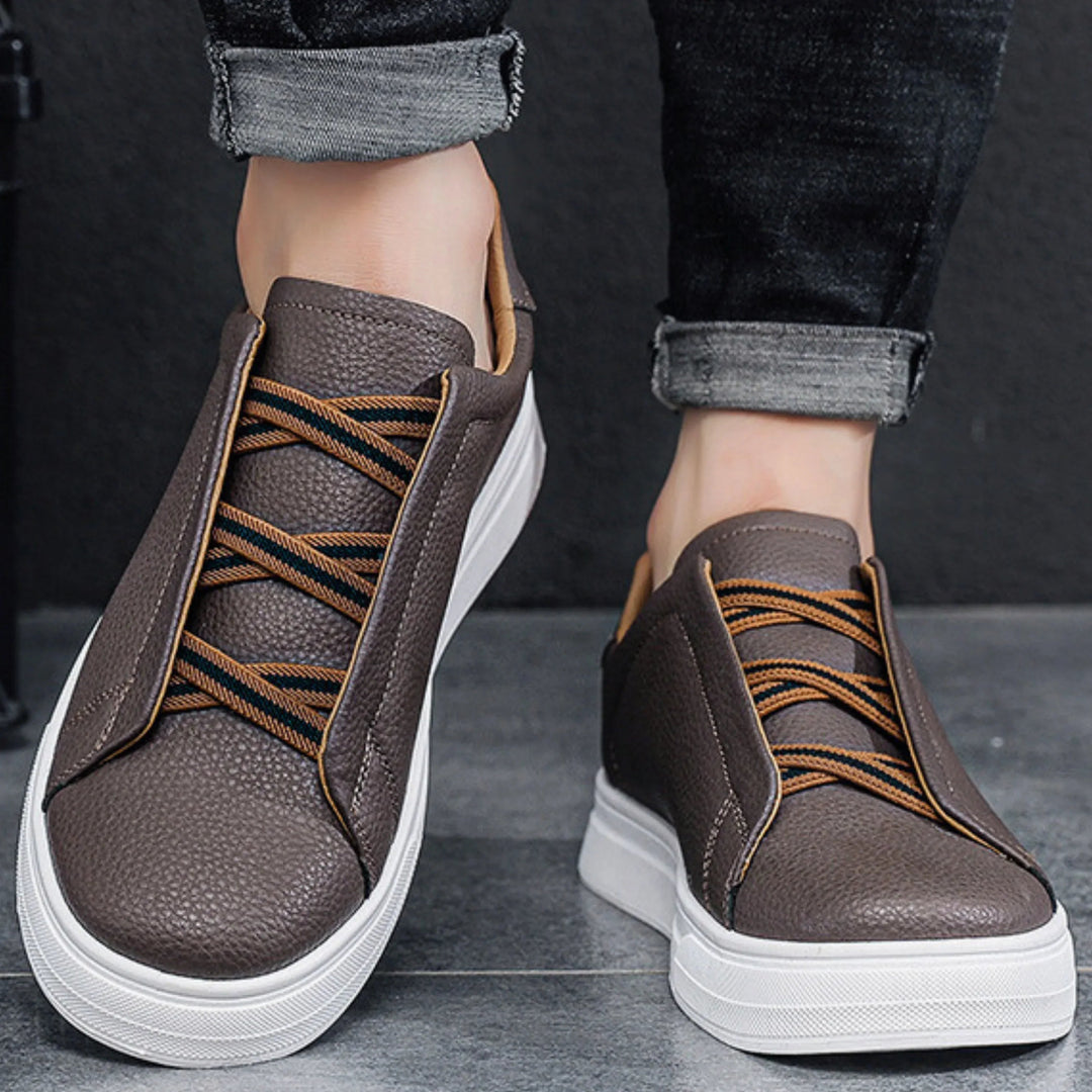 Ethan | Elegant Slip-On Sneakers Med Spetsdetalj För Stil Och Komfort 4