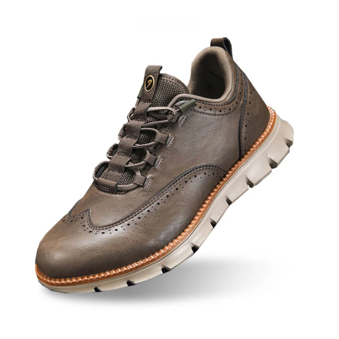 Ethan | Elegant Svart Oxford Skor med Flexibel Sula och Memory Foam 1