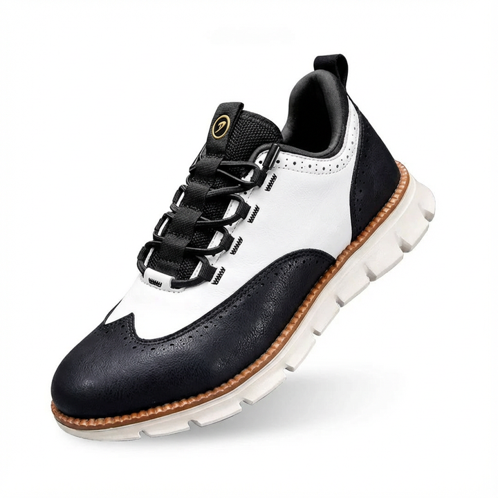 Ethan | Elegant Svart Oxford Skor med Flexibel Sula och Memory Foam 3