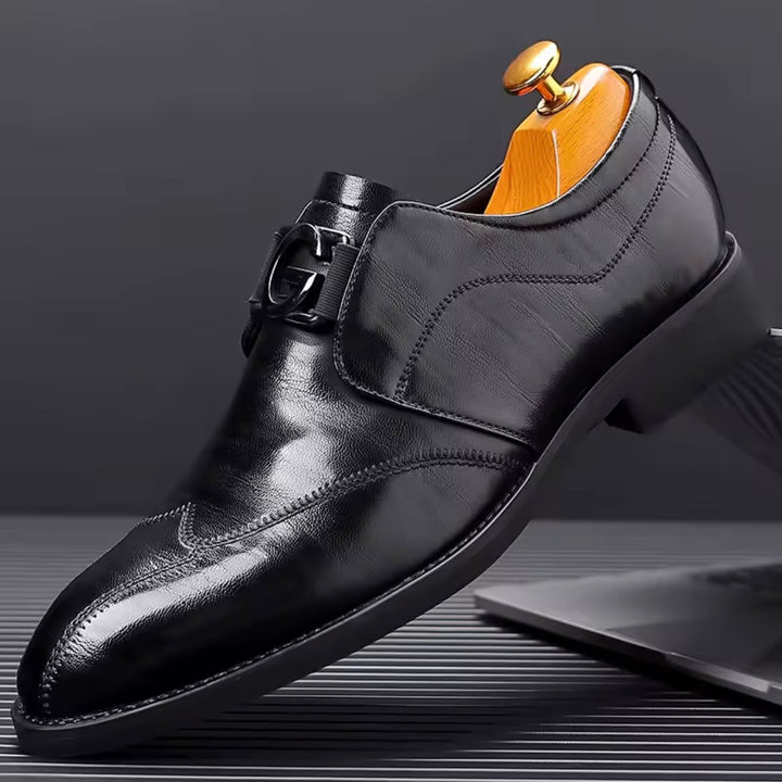 Ethan | Elegant Vadderad Monk Strap-sko för Herr med Stil 2