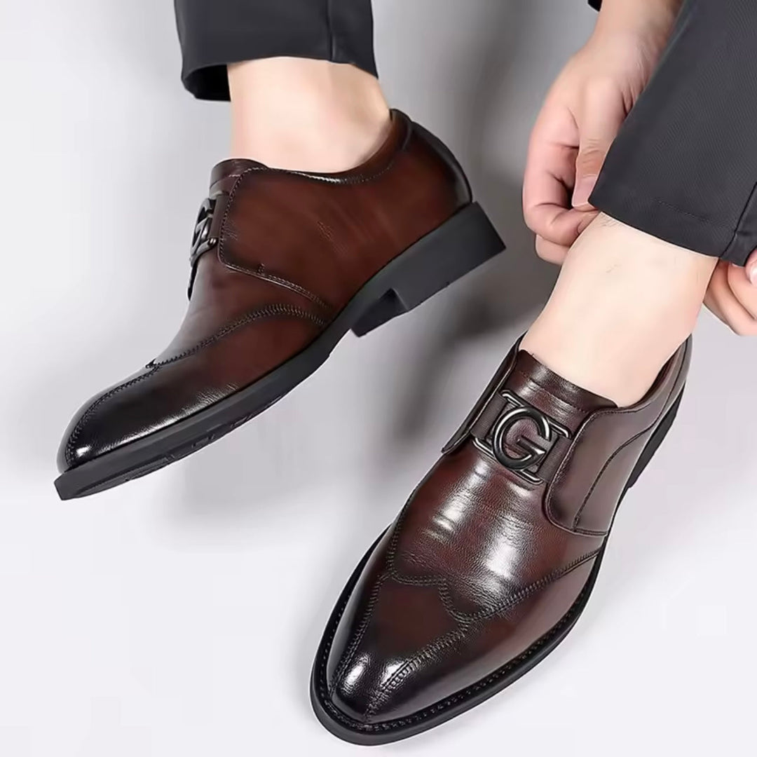 Ethan | Elegant Vadderad Monk Strap-sko för Herr med Stil 4