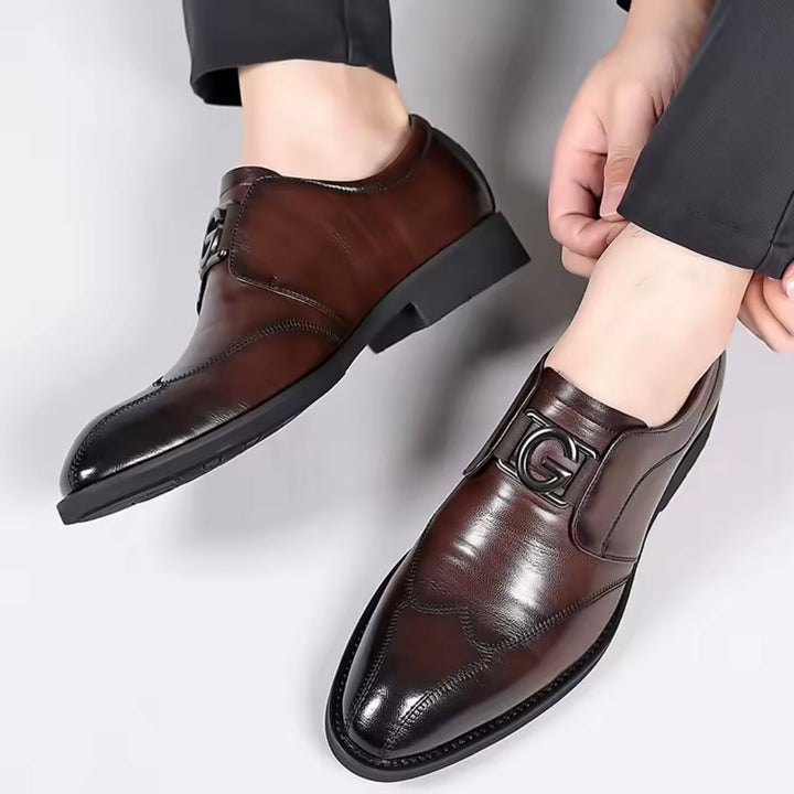 Ethan | Elegant Vadderad Monk Strap-sko för Herr med Stil 4