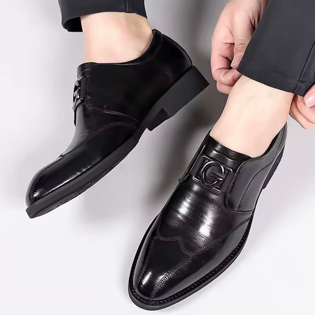Ethan | Elegant Vadderad Monk Strap-sko för Herr med Stil 5
