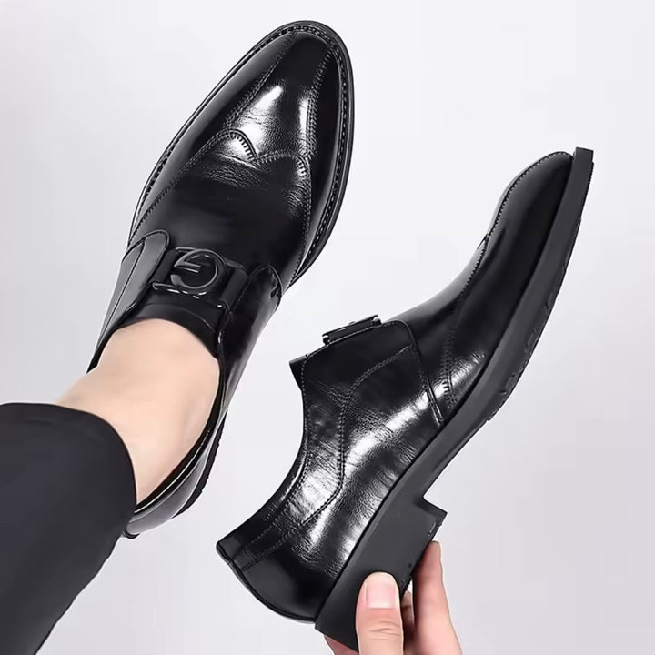 Ethan | Elegant Vadderad Monk Strap-sko för Herr med Stil 6