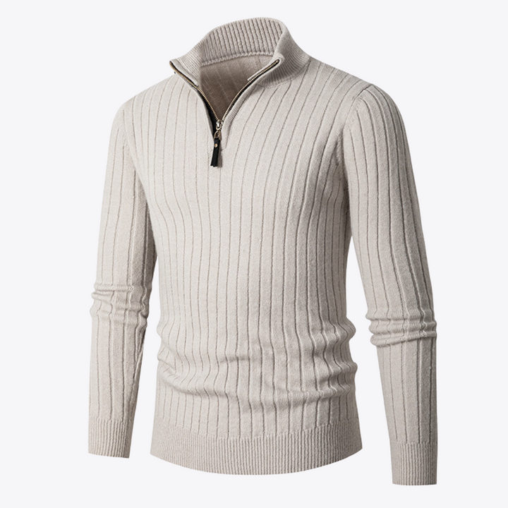 Ethan | Elegant Zip-Up Tröja med Skräddarsydd Passform 5