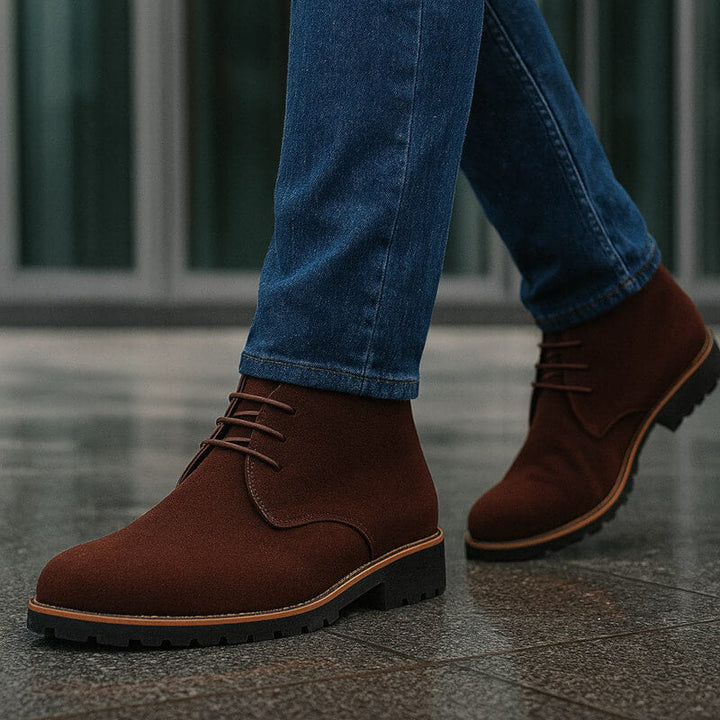 Ethan | Eleganta Högdesignade Herrstövlar med Profilsula 0