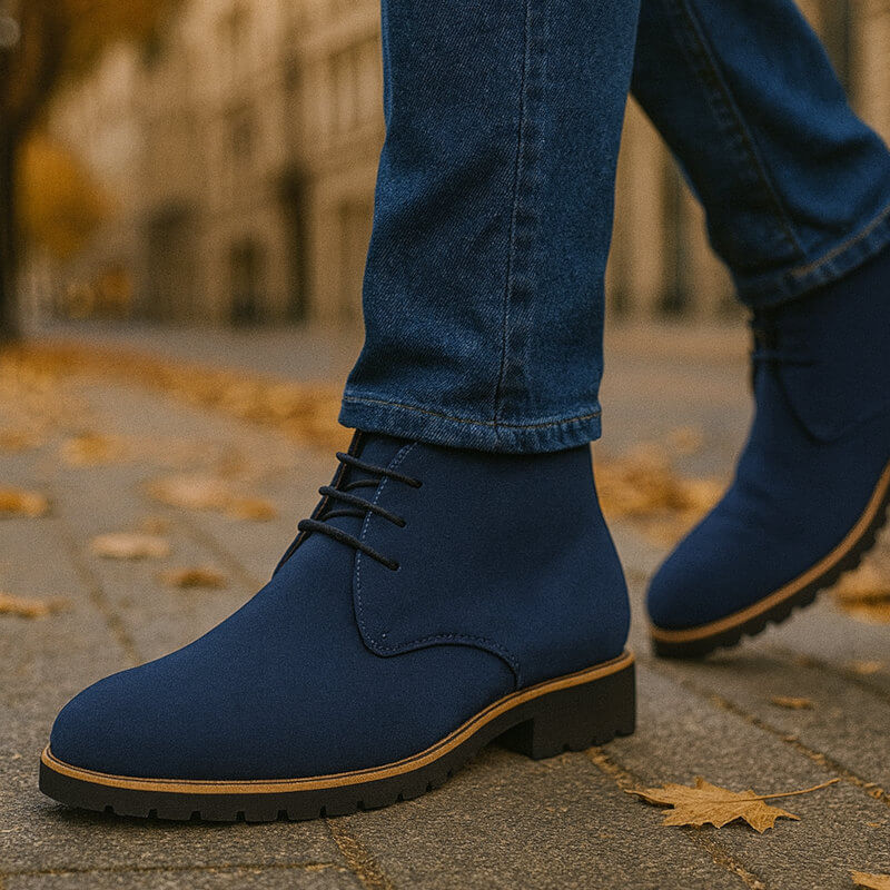 Ethan | Eleganta Högdesignade Herrstövlar med Profilsula 1