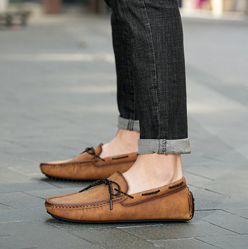 Ethan | Eleganta Svarta Slip-On Loafers för Dam 5