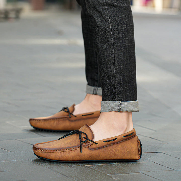 Ethan | Eleganta Svarta Slip-On Loafers för Dam 5