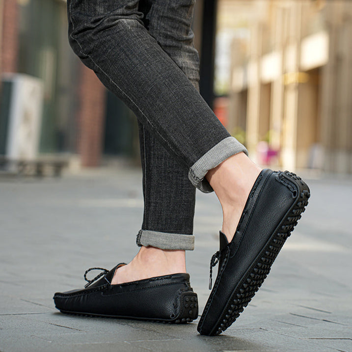 Ethan | Eleganta Svarta Slip-On Loafers för Dam 8