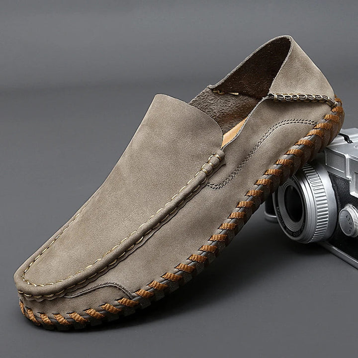 Ethan | Handbearbetade Halkfria Herrloafers 1