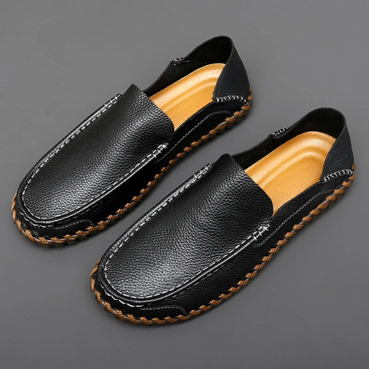 Ethan | Handbearbetade Halkfria Herrloafers 3