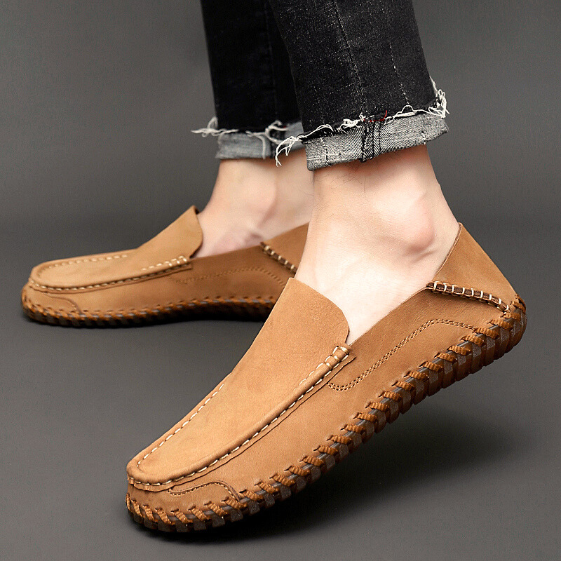 Ethan | Handbearbetade Halkfria Herrloafers 6
