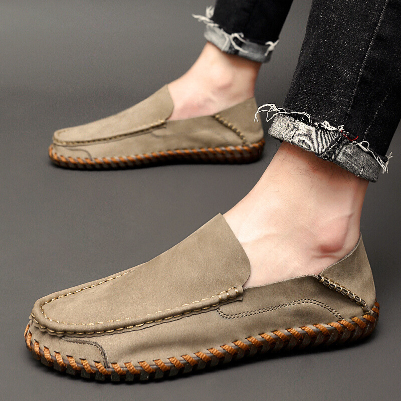 Ethan | Handbearbetade Halkfria Herrloafers 7