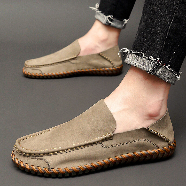Ethan | Handbearbetade Halkfria Herrloafers 7