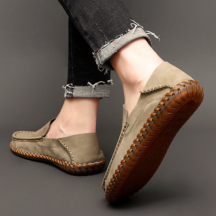 Ethan | Handbearbetade Halkfria Herrloafers 9