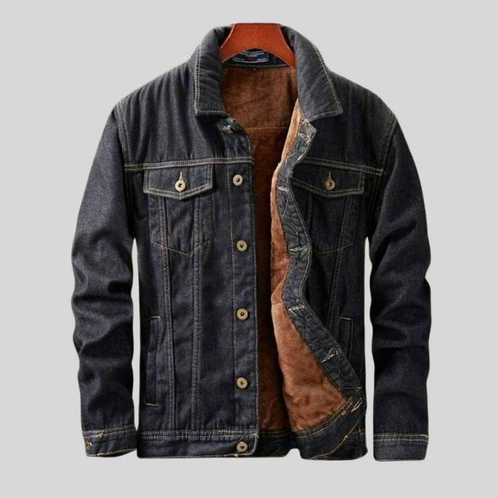 Ethan | Klassisk Långärmad Denimjacka med Tidlös Design 0