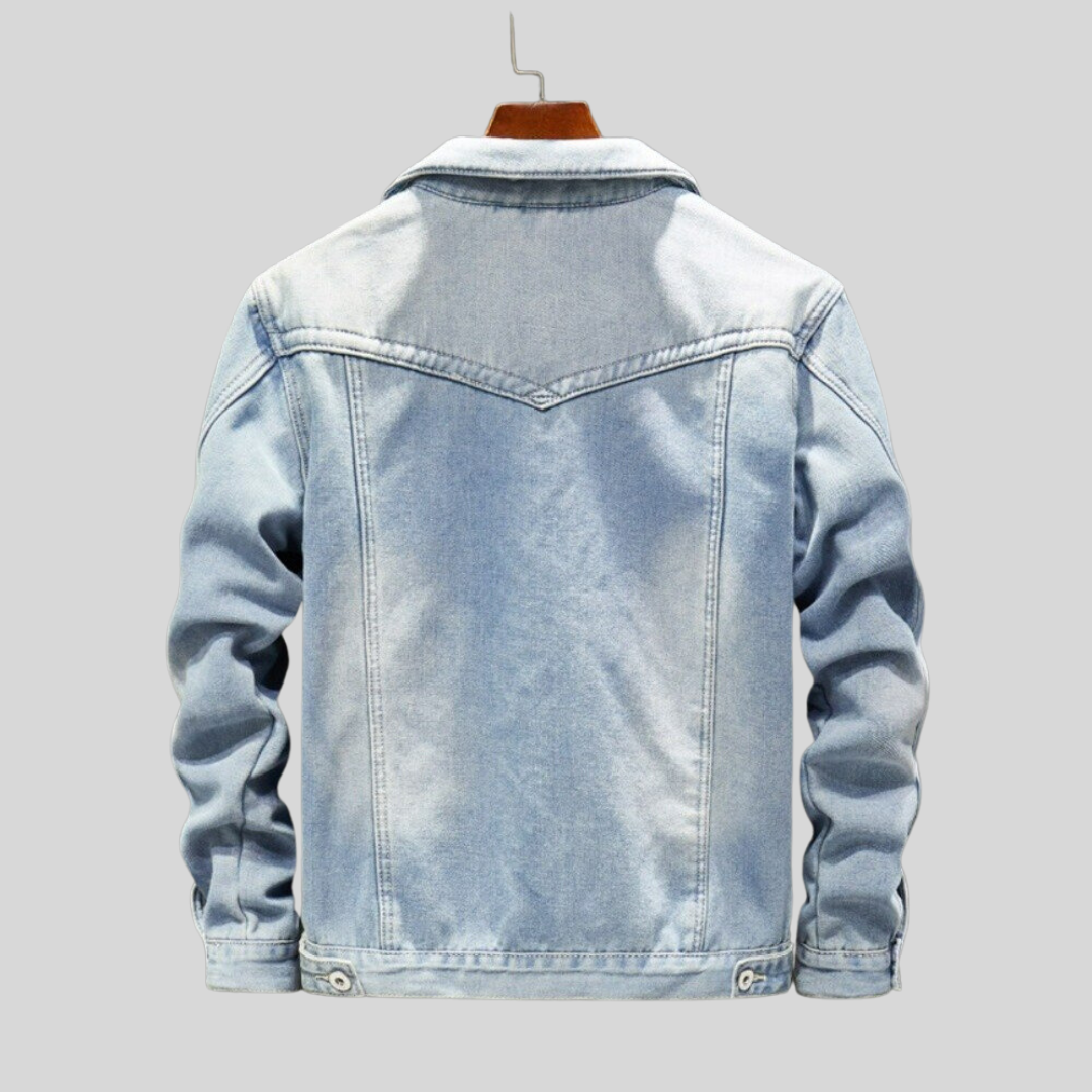 Ethan | Klassisk Långärmad Denimjacka med Tidlös Design 3
