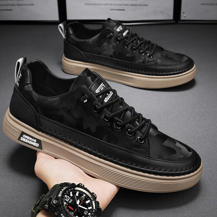 Ethan | Låga Slip-On Sneakers med Gummisula 5
