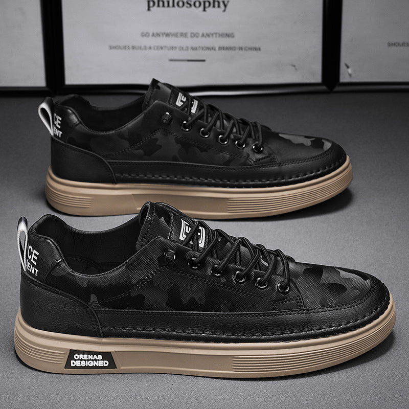 Ethan | Låga Slip-On Sneakers med Gummisula 6