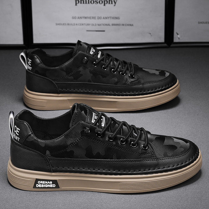 Ethan | Låga Slip-On Sneakers med Gummisula 6