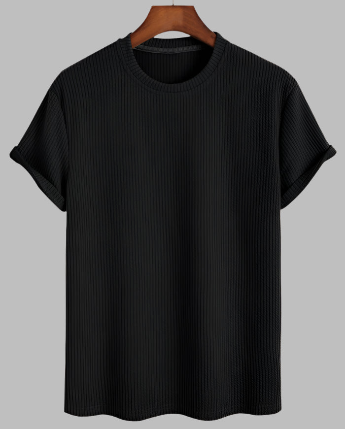 Ethan | Lätt Andningsbar Tränings T-Shirt Herr Med Rund Hals 0