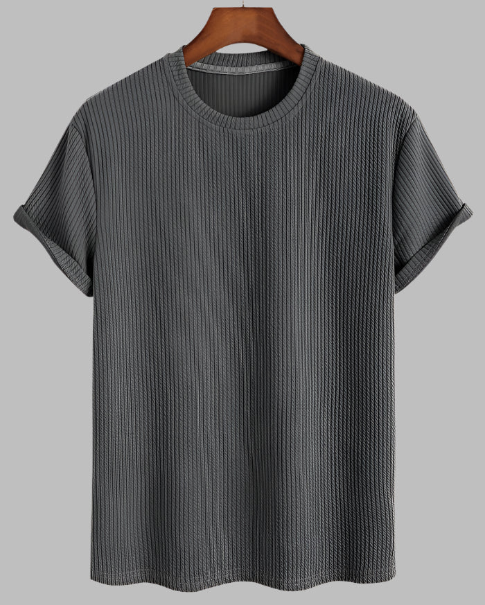 Ethan | Lätt Andningsbar Tränings T-Shirt Herr Med Rund Hals 1