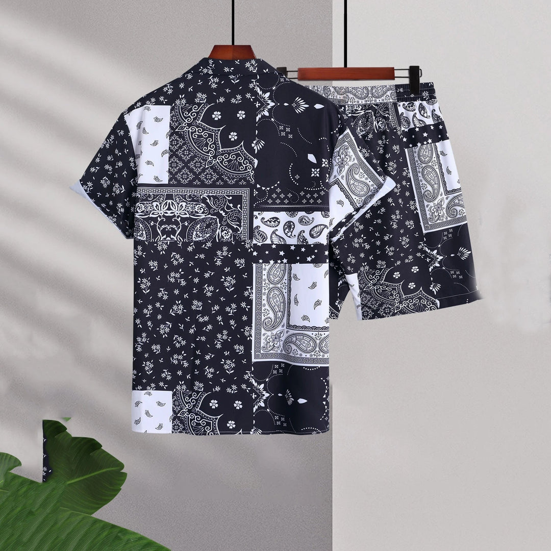 Ethan | Lätt Kortärmad Kofta och Shorts Set 3