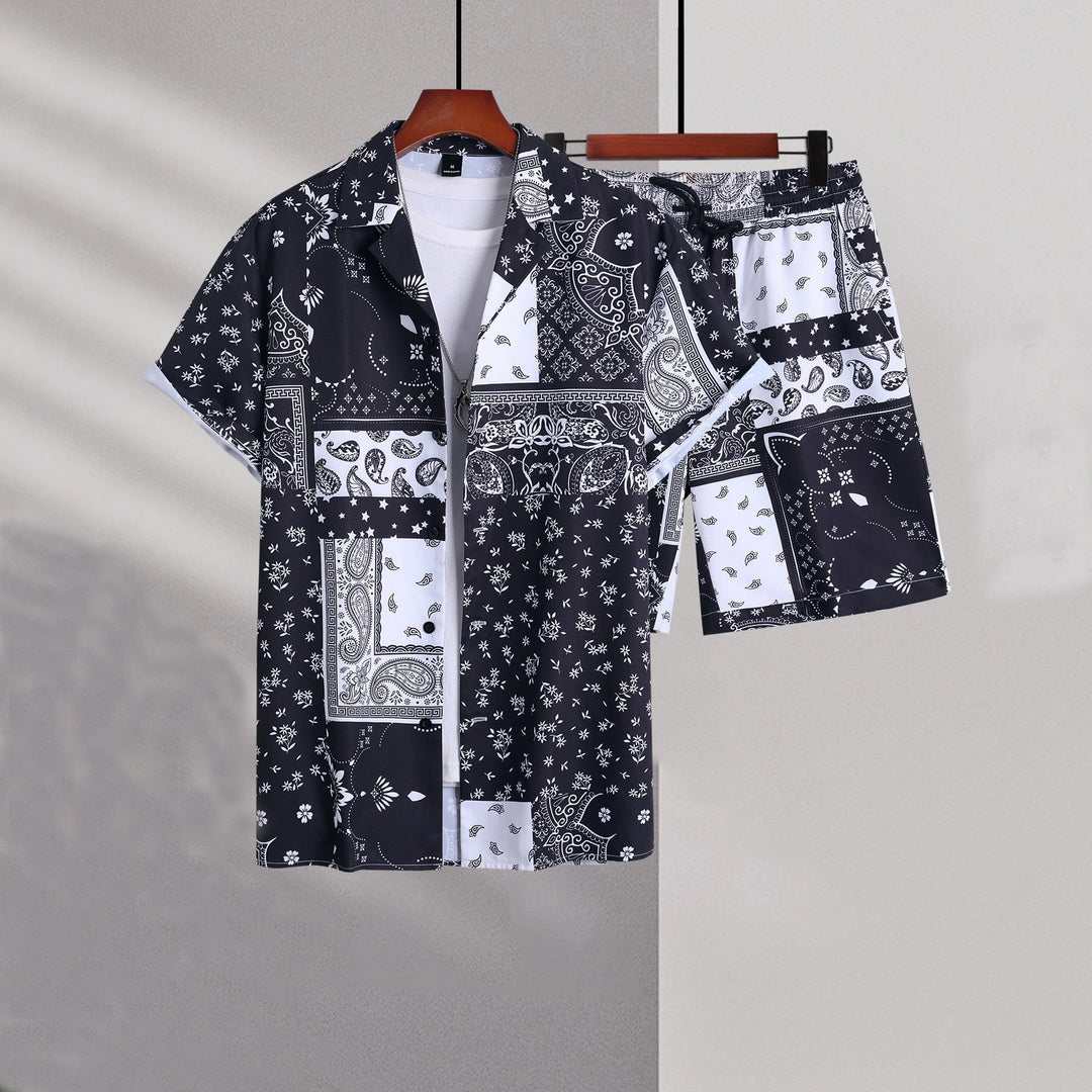 Ethan | Lätt Kortärmad Kofta och Shorts Set 5