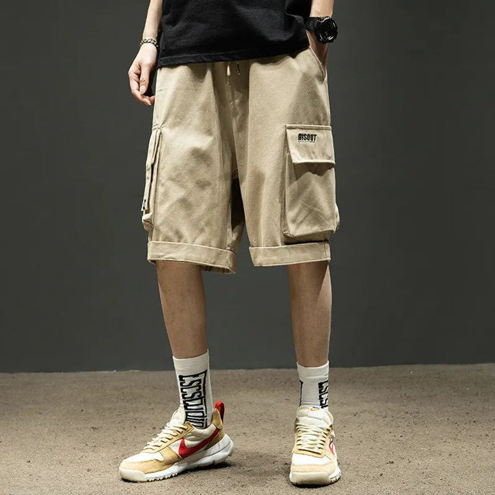 Ethan | Lätta Olivgröna Cargo Shorts med Lös Passform 5
