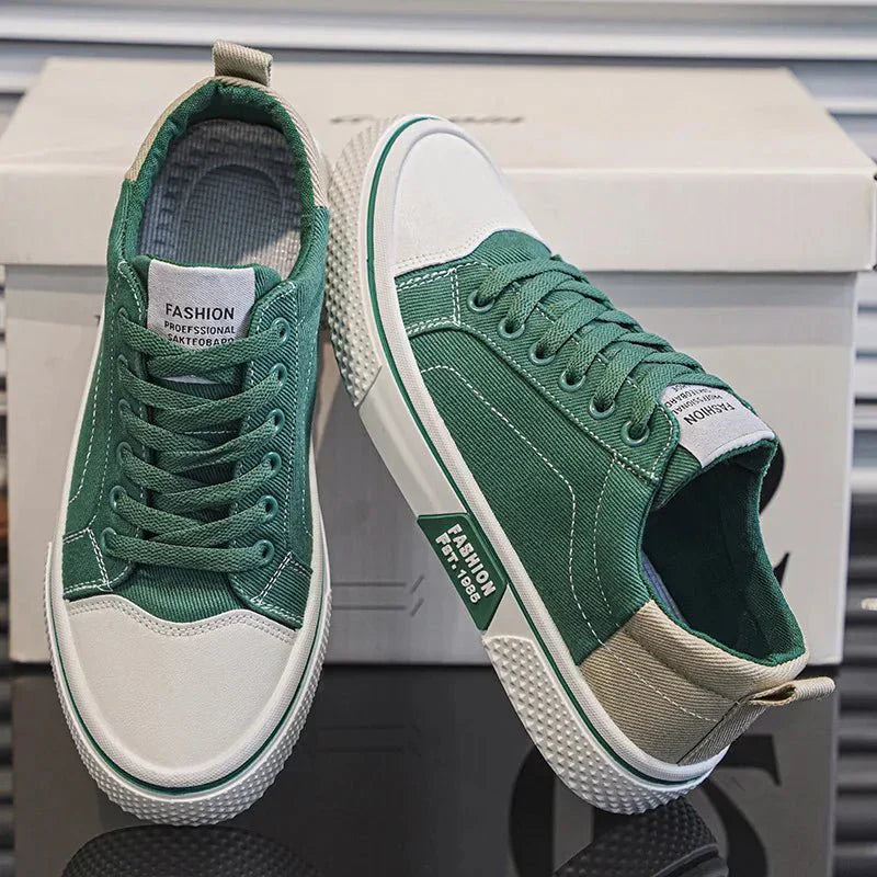 Ethan | Lätta Sportiga Sneakers med Andningsbar Canvas och Gummisula 5