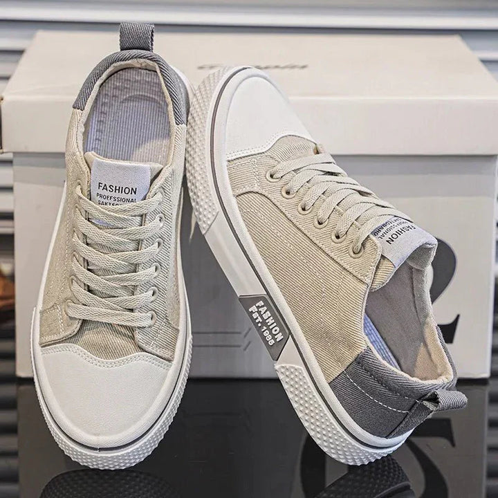 Ethan | Lätta Sportiga Sneakers med Andningsbar Canvas och Gummisula 6