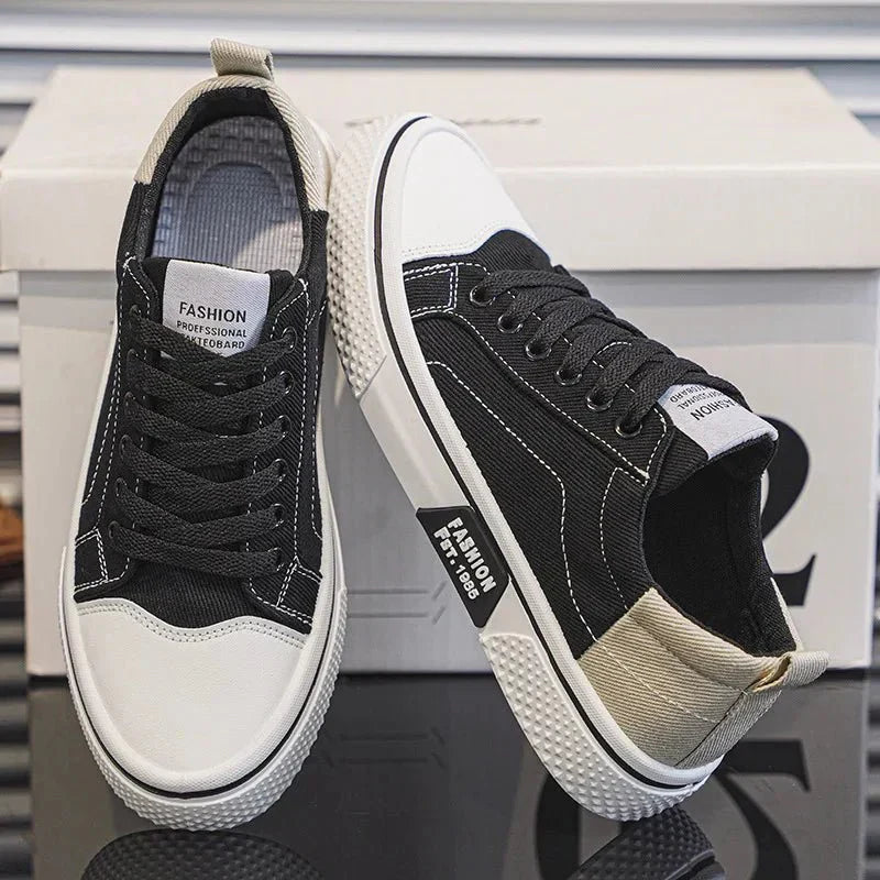Ethan | Lätta Sportiga Sneakers med Andningsbar Canvas och Gummisula 7