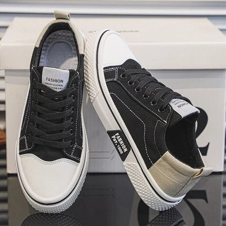 Ethan | Lätta Sportiga Sneakers med Andningsbar Canvas och Gummisula 7