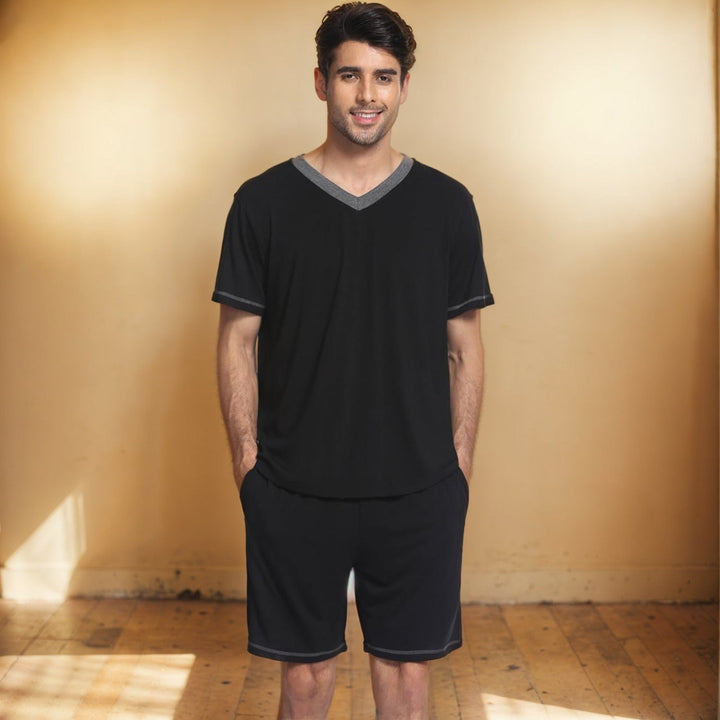 Ethan | Lättviktig Sommarset med Kortärmad Topp och Shorts 4